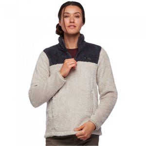 Black Diamond Roadie 1/4 zip Fleece Jacket | Small | Birch/Tundra
